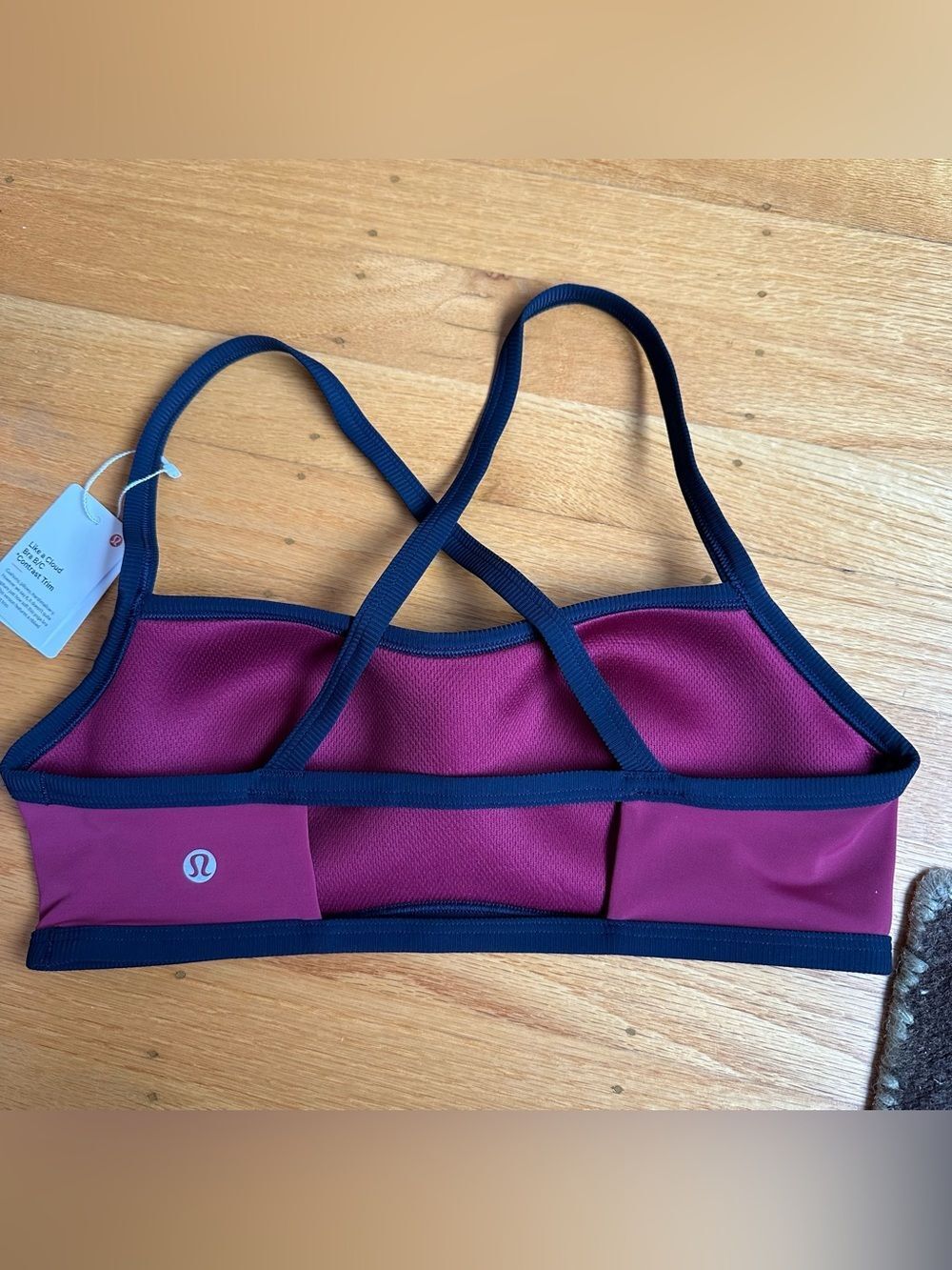 NWT 8 Like a Cloud Bra B/C *Contrast Trim - Raspberry Rave/ True Navy